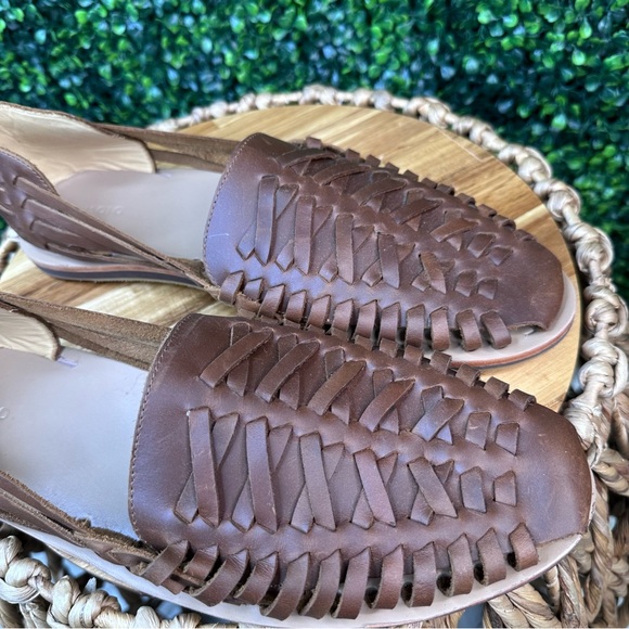 Nisolo new in box Leather‎ Huarache in brown main image 6